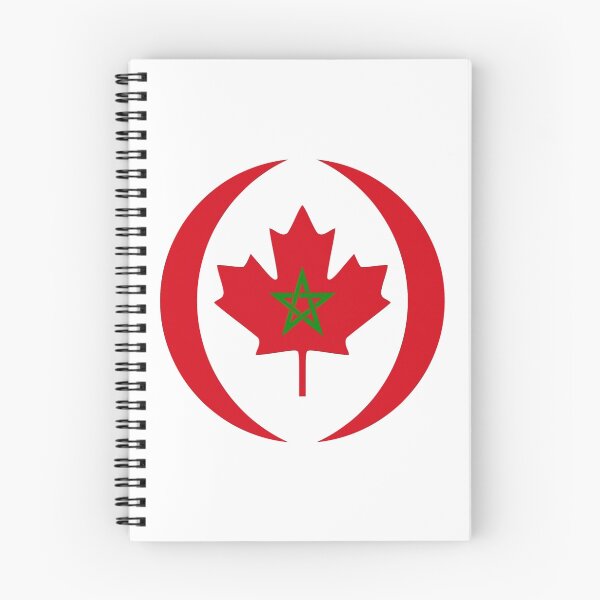 Item preview, Moroccan Canadian Multinational Patriot Flag Series designed and sold by Carbon-Fibre Media.
