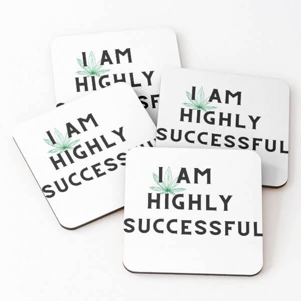 Item preview, I AM HIGHLY SUCCESSFUL. Smart Successful Stoner. Weed Memes designed and sold by AlfaEcho.