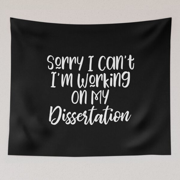 Item preview, Sorry I Can't I'm Working On My Dissertation designed and sold by kapotka.