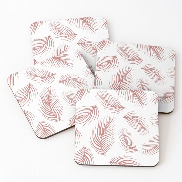 Item preview, Boho Terracotta Feather Pattern designed and sold by HastyHouse.