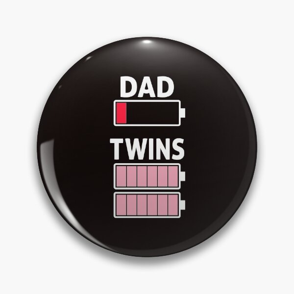 Item preview, Dad Low Battery Girls Twins Full Charge designed and sold by Ryan89-Design.