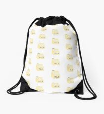 banana milk carton Drawstring Bag