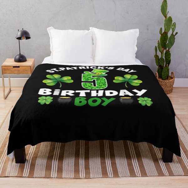 Item preview, St Patrick's Day 5 Years Old Birthday Boy 5th Birthday  designed and sold by melisenda.