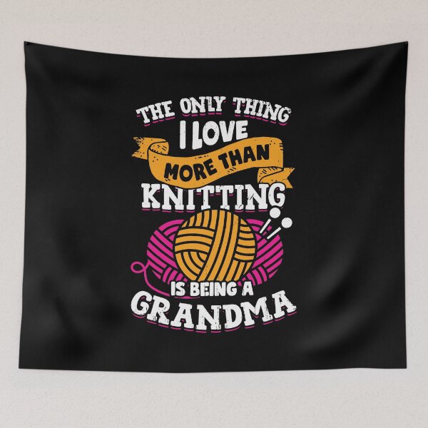 Item preview, Knitting Grandma Knitter Grandmother Gift designed and sold by Marcid95.