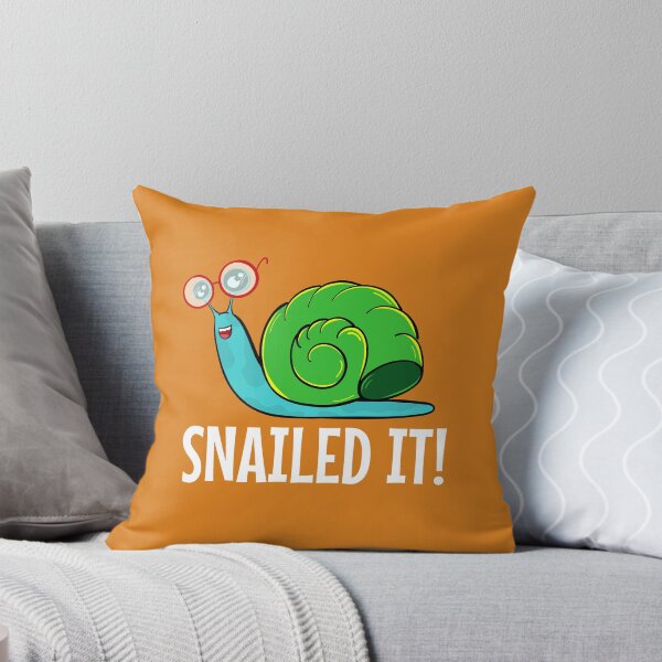 Item preview, Funny Cute Snail Snailed IT! Nerd Snail Lover designed and sold by Cat N' Doodles.