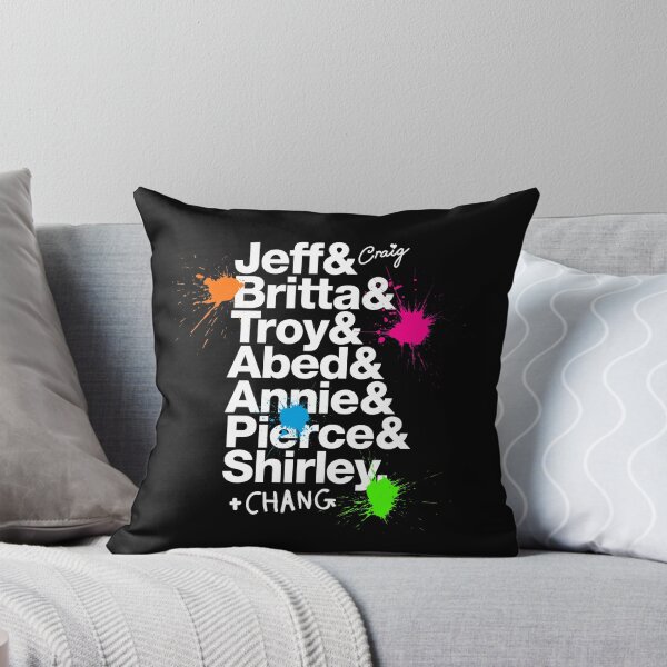 Item preview, Community TV Show, Study Room F Roll Call, Paintball edition (White Text) designed and sold by Lolvetica.