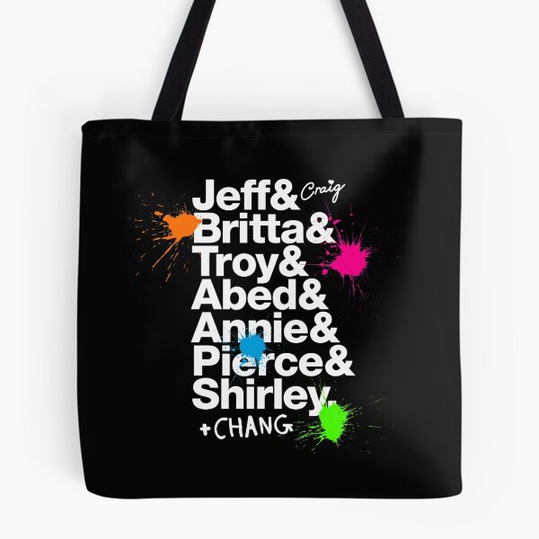 Item preview, Community TV Show, Study Room F Roll Call, Paintball edition (White Text) designed and sold by Lolvetica.