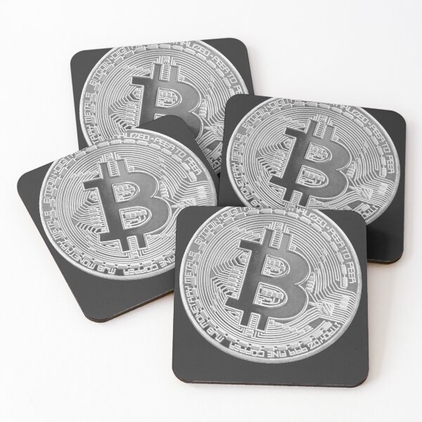Item preview, BTC Bitcoin Moneda de Plata Plateada Criptomonedas Cripto designed and sold by custom-firmware.