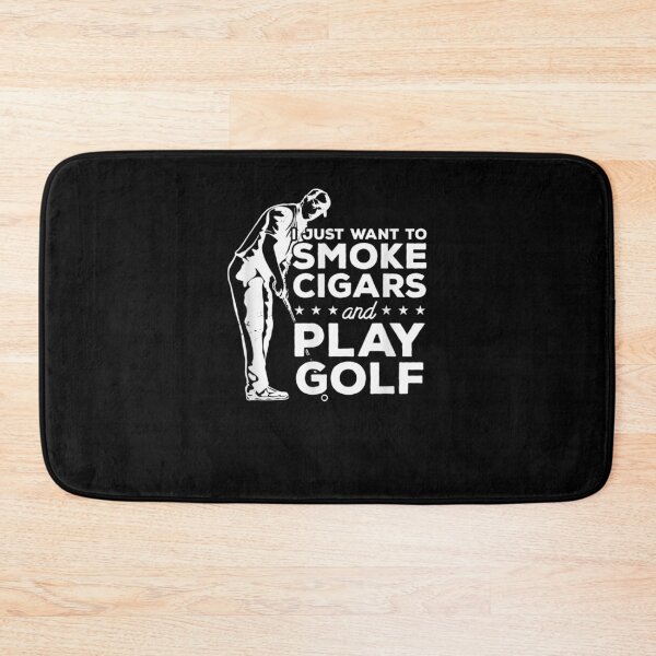 Item preview, Mens I Just Want To Smoke Cigars And Play Golf Funny Golfing  designed and sold by melisenda.