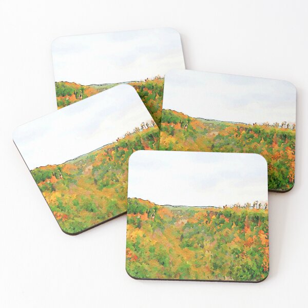 Item preview, Barbarano Romano: landscape with autumnal forest designed and sold by Giuseppe Cocco.