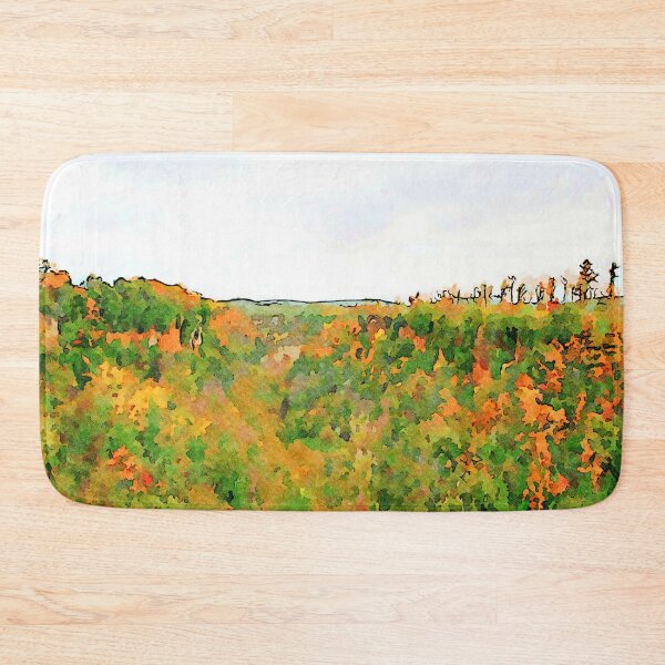 Item preview, Barbarano Romano: landscape with autumnal forest designed and sold by Giuseppe Cocco.