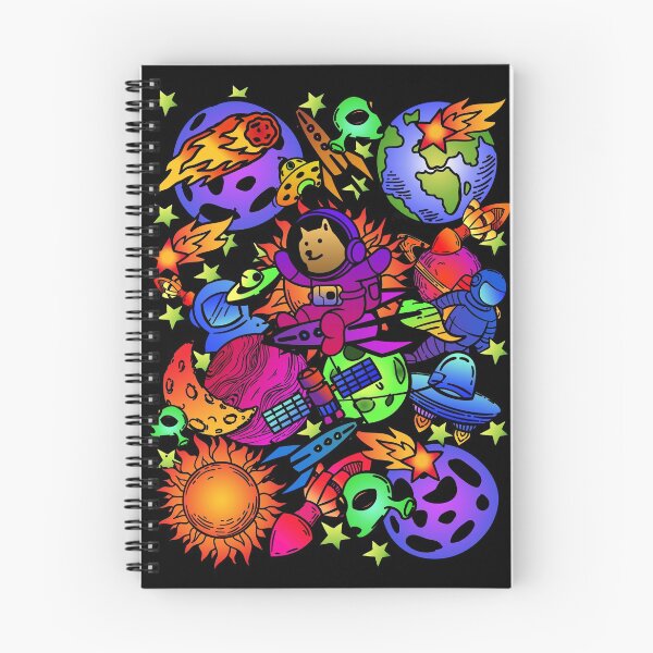 Item preview, Dogecoin to the moon trippy doodles (zhc style) designed and sold by Infdesigner.
