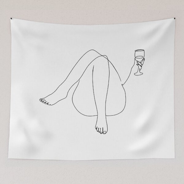 Item preview, Woman Wine Art designed and sold by Tinteria.
