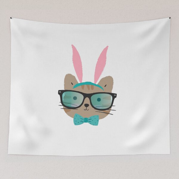 Item preview, Bunny with glasses designed and sold by Sam Artist.