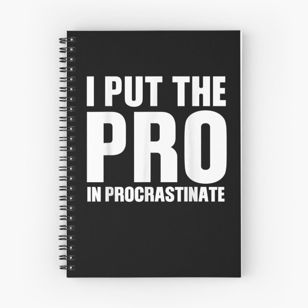 Item preview, I Put The Pro In Procrastinate Funny Vintage  designed and sold by melisenda.