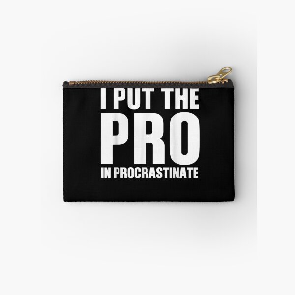 Item preview, I Put The Pro In Procrastinate Funny Vintage  designed and sold by melisenda.