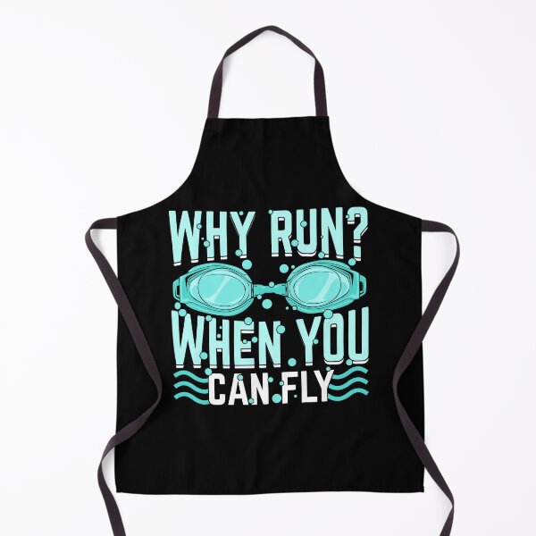 Item preview, Why Run When You Can Fly Swimming Swimmer Gift designed and sold by Marcid95.