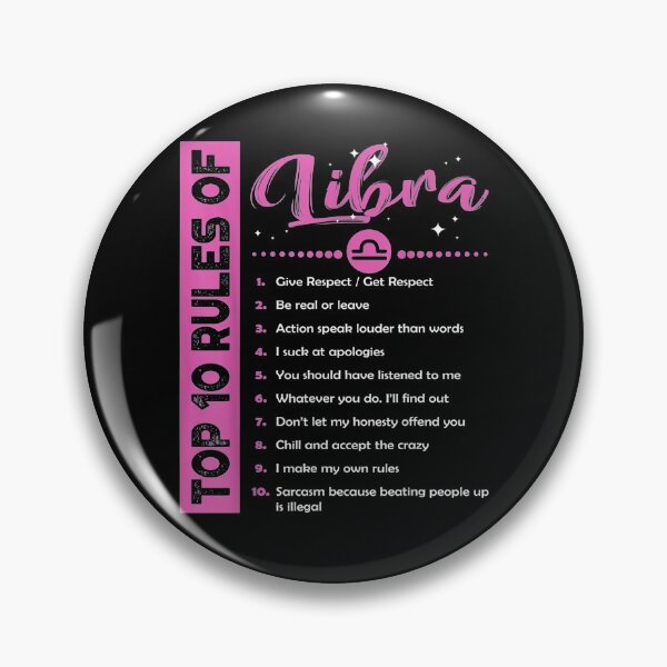 Item preview, Top 10 Rules Of Libra Birthday  designed and sold by melisenda.