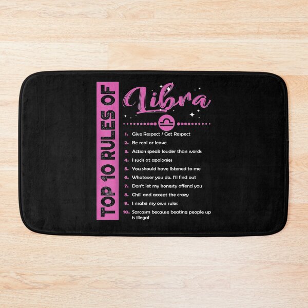 Item preview, Top 10 Rules Of Libra Birthday  designed and sold by melisenda.