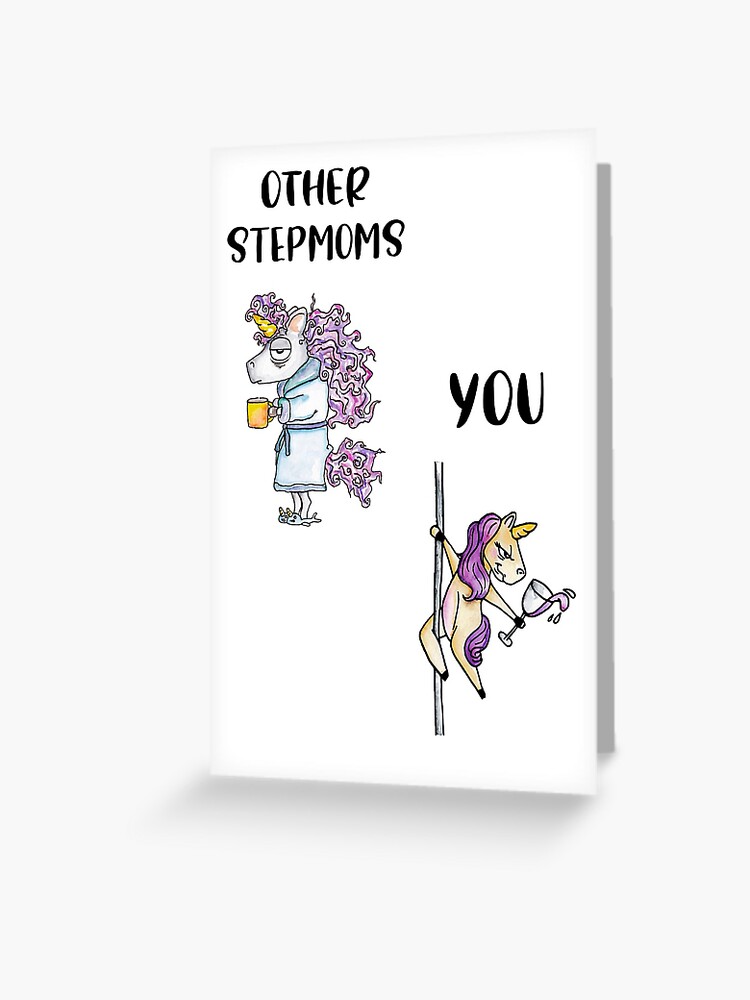 Funny Mothers Day Card for Stepmom Gifts for Step Mom Mothers Day