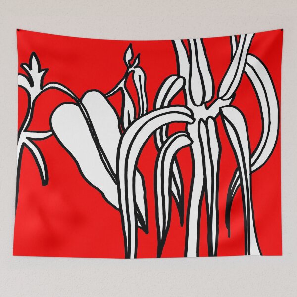 Item preview, "Paper Drawings/Paintings" Plants Marker on Red Board designed and sold by Istvan Ocztos.