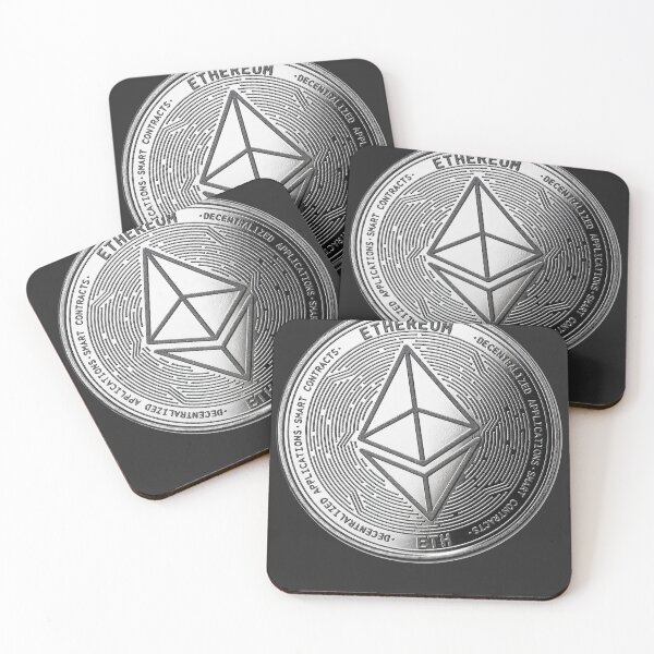 Item preview, ETH Ethereum Crypto Cryptocurrency Silver Coin Silver Token designed and sold by custom-firmware.
