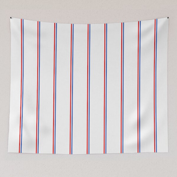 Item preview, Rangers 1982 White Blue Red Pinstripes Away designed and sold by Sporting Colour.