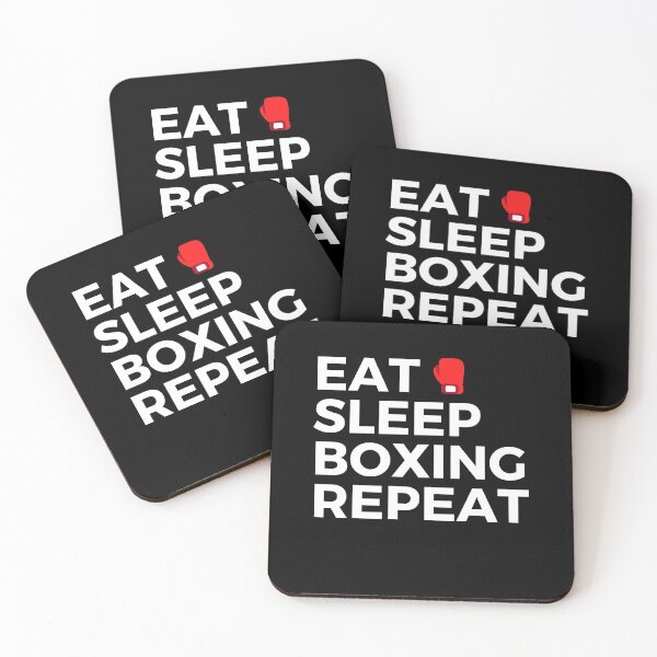 Item preview, Eat Sleep Boxing Repeat designed and sold by HobbyRoost.