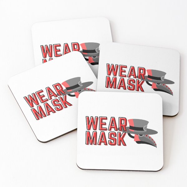 Item preview, Wear Mask Plague Doctor (Red) #2 designed and sold by DocTeen.