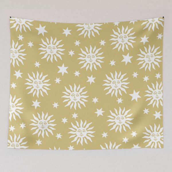 Aperçu de l'œuvre Mid Century Modern Sun and Star Pattern 248 créée et vendue par tonymagnerart.