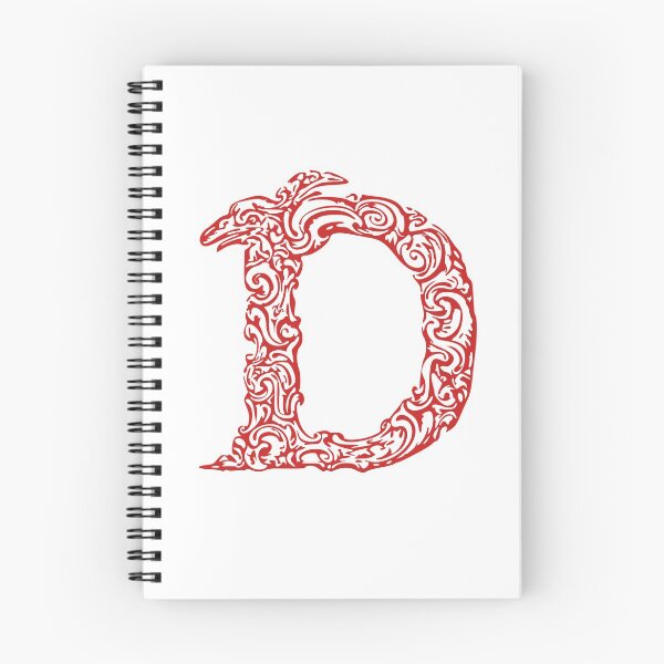 Item preview, Red Monogram - Letter "D" designed and sold by RoamingRabbit.