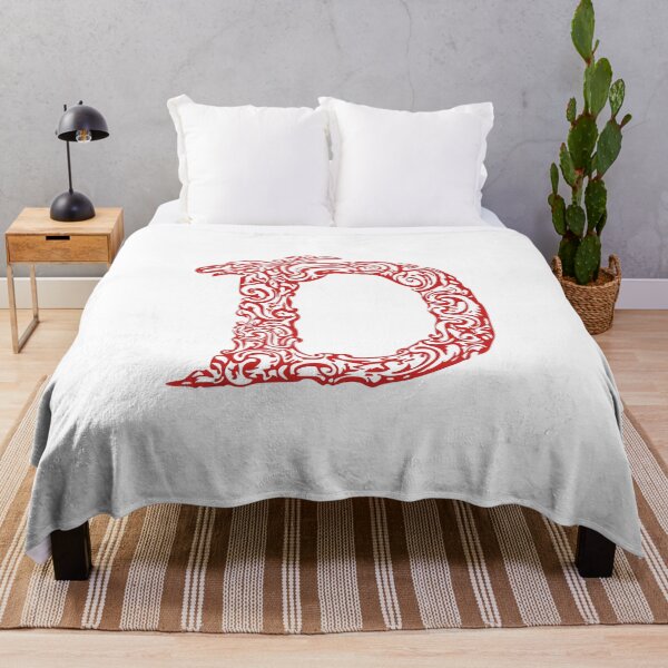 Item preview, Red Monogram - Letter "D" designed and sold by RoamingRabbit.