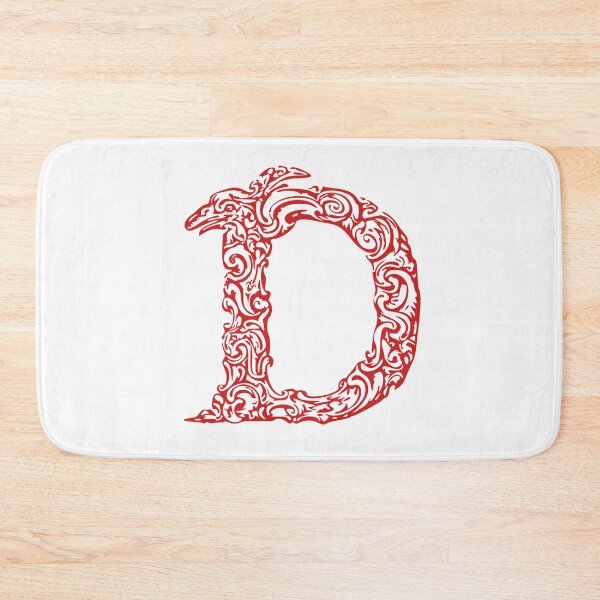 Item preview, Red Monogram - Letter "D" designed and sold by RoamingRabbit.