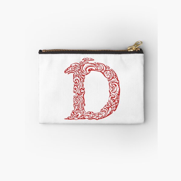 Item preview, Red Monogram - Letter "D" designed and sold by RoamingRabbit.