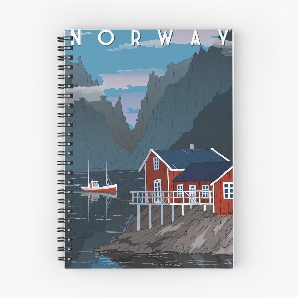 Item preview, Vintage Norway Poster designed and sold by lorrainemcmu.