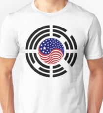 Korean American Multinational Patriot Flag Series 4.0 Slim Fit T-Shirt