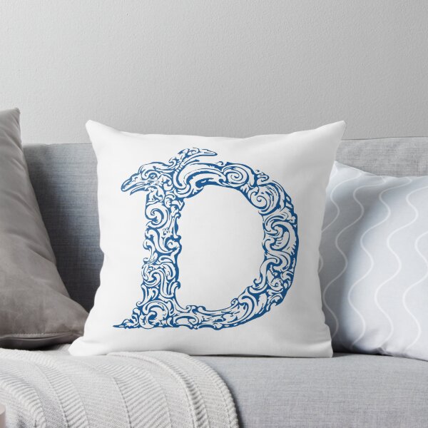 Item preview, Blue Monogram - Letter "D" designed and sold by RoamingRabbit.