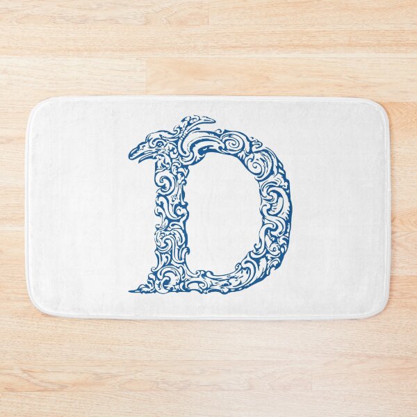 Item preview, Blue Monogram - Letter "D" designed and sold by RoamingRabbit.