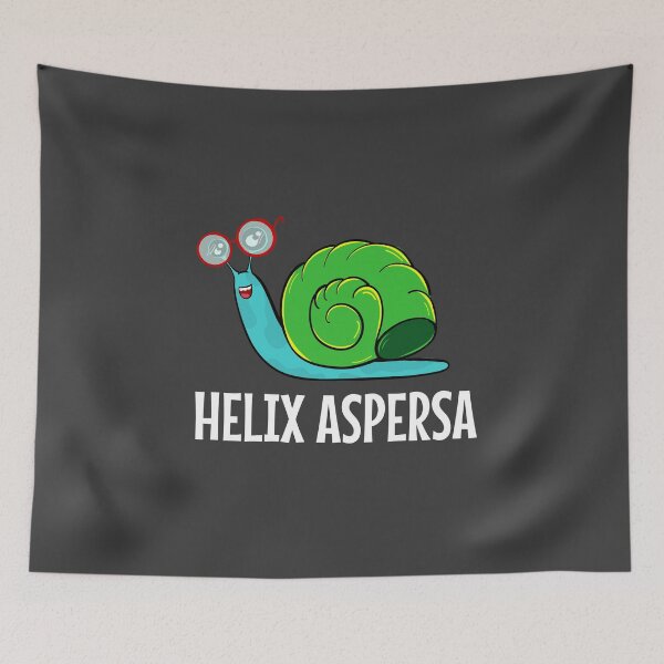 Item preview, Funny Cute Snail Helix Aspersa Nerd Snail Lover designed and sold by Cat N' Doodles.