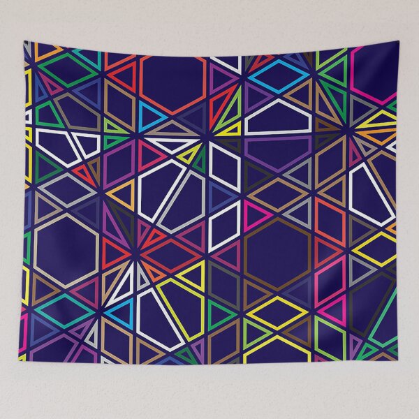 Item preview, polygon prints pattern designed and sold by kokiii Designs.