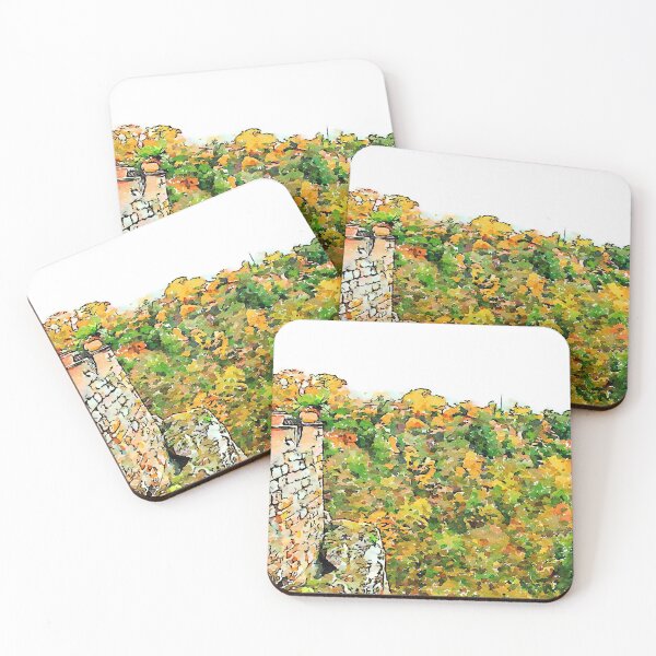 Item preview, Barbarano Romano: landscape with autumnal forest designed and sold by Giuseppe Cocco.