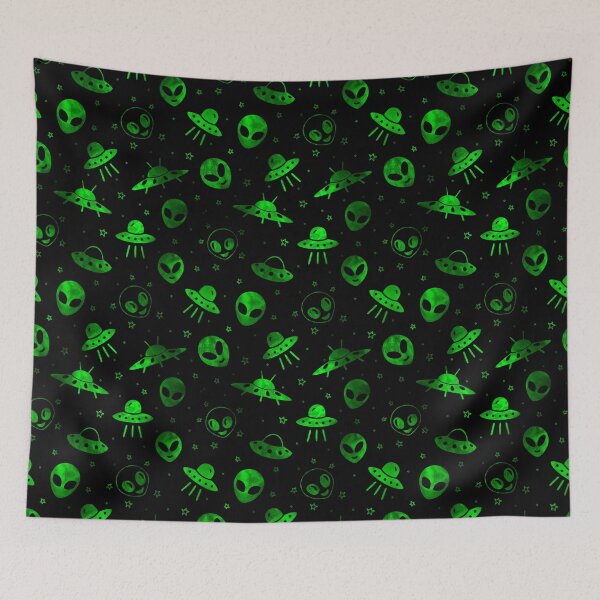 Item preview, Aliens and UFOs Pattern designed and sold by Studio Vickn.