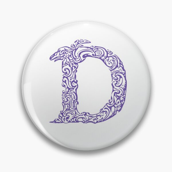 Item preview, Purple Monogram - Letter "D" designed and sold by RoamingRabbit.