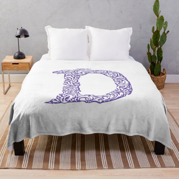 Item preview, Purple Monogram - Letter "D" designed and sold by RoamingRabbit.