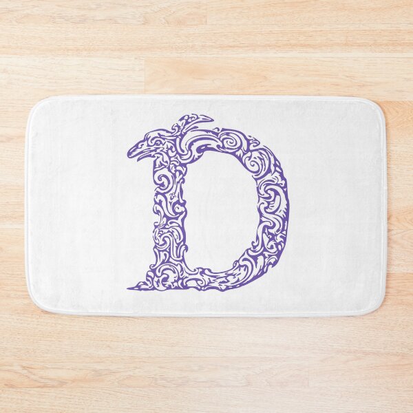 Item preview, Purple Monogram - Letter "D" designed and sold by RoamingRabbit.
