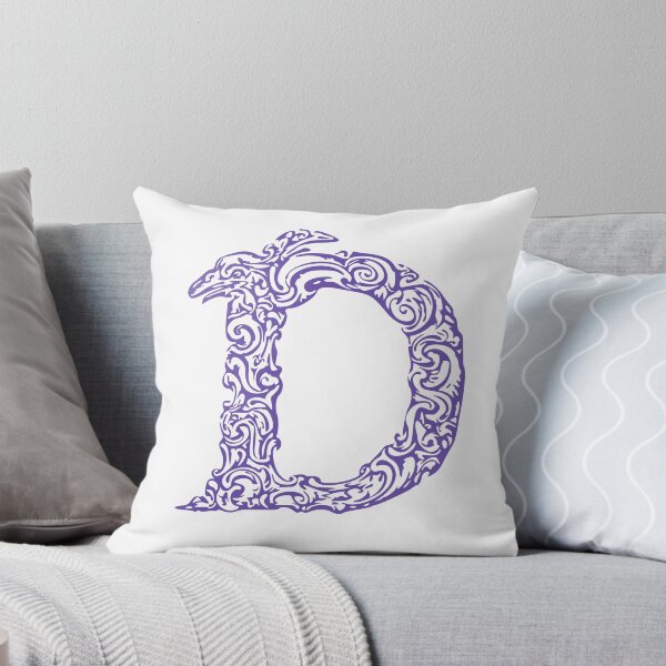Item preview, Purple Monogram - Letter "D" designed and sold by RoamingRabbit.