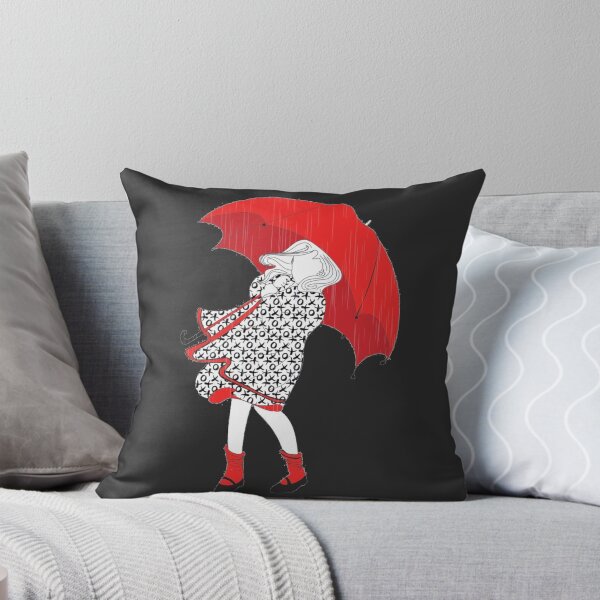 Item preview, girl with a red umbrella designed and sold by -justb-.