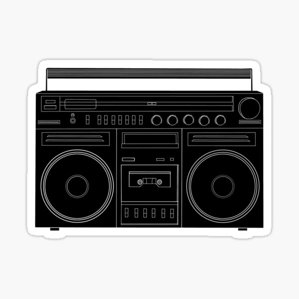 Artikel-Vorschau von Klassische Retro-Boombox, designt und verkauft von Deborah Camp.
