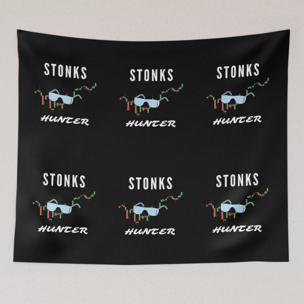 Item preview, The Stonks Hunter Artwork2 designed and sold by TraderShirts.