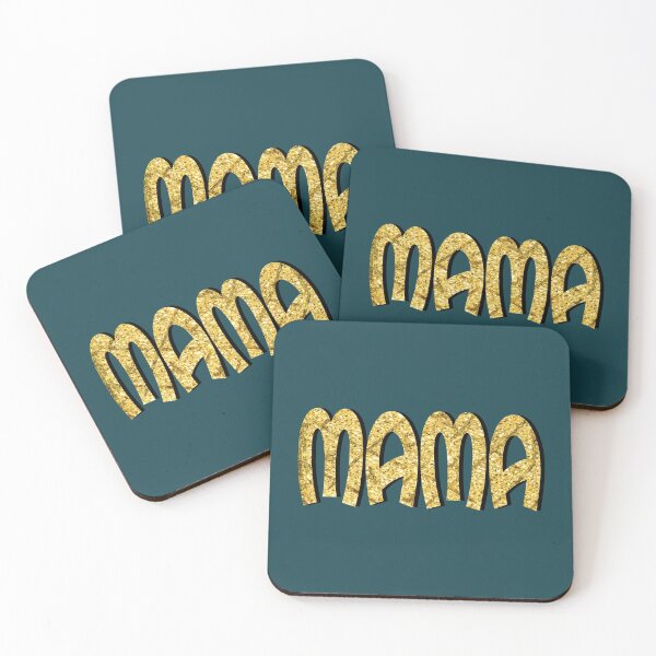 Item preview, MAMA GOLD LOOK designed and sold by minimalartstory.